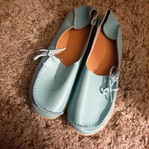 Genuine leather loafer/slipon